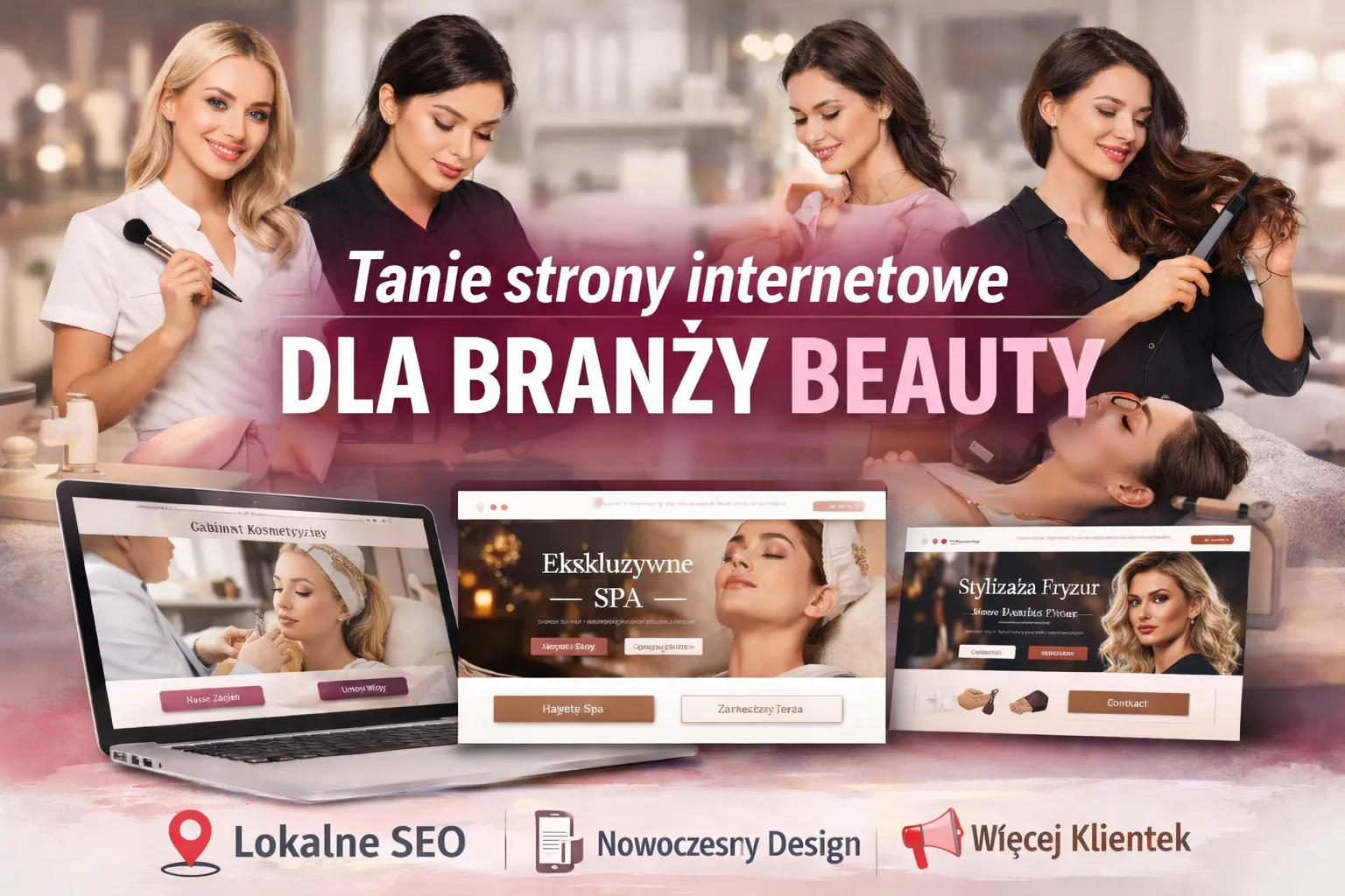 Strony internetowe dla branży beauty – dlaczego specjalizacja jest dziś kluczem do klientów